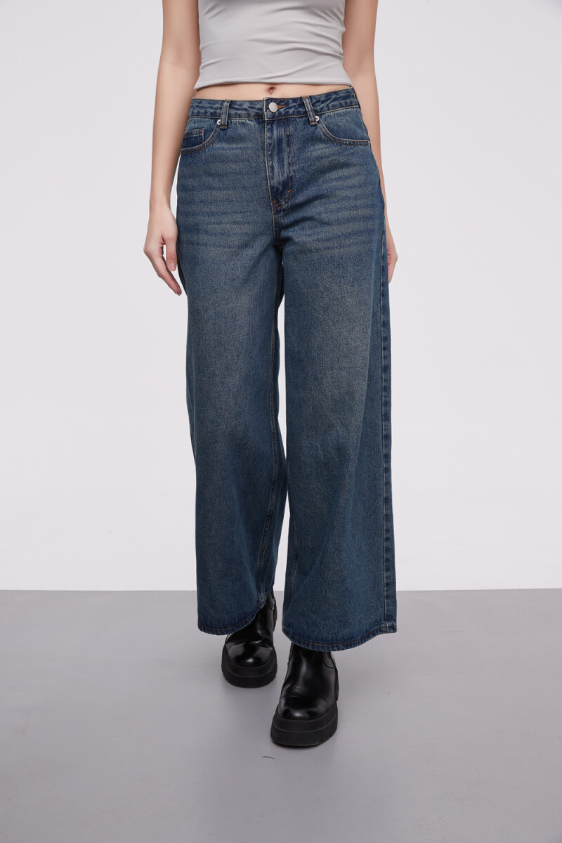 Pantalon Maca - Azul Grisaceo 