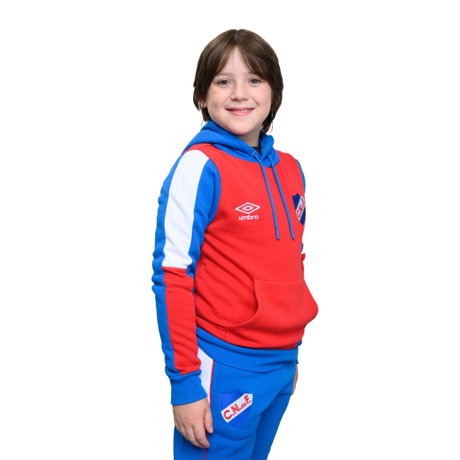 Canguro de Niños Umbro Urbano Nacional JRS Rojo - Azul Real - Blanco
