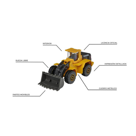 Pack X4 Vehículos De Construcción Volvo Majorette Pack X4 Vehículos De Construcción Volvo Majorette