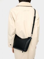 Bolso Bandolera Liso negro