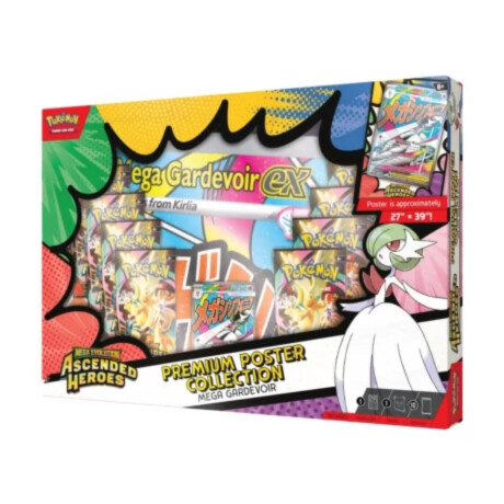Pokémon Ascended Heroes - Poster Collection Mega Gardevoir ex [Inglés] Mega Gardevoir