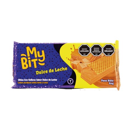 WAFFLE MYBIT 80GRS DULCE DE LECHE WAFFLE MYBIT 80GRS DULCE DE LECHE