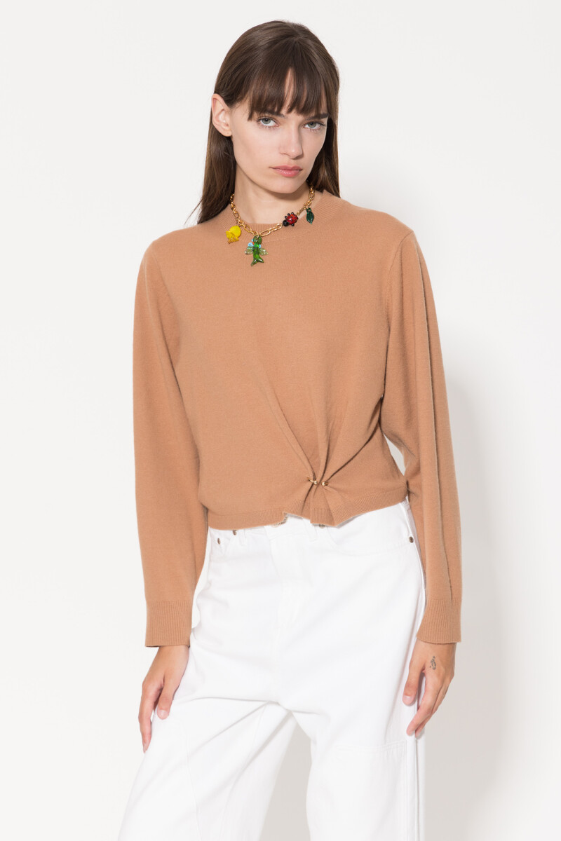 SWEATER PUNK Camel