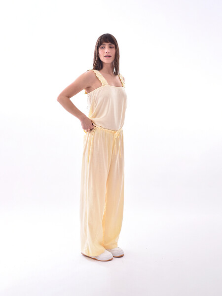 PANTALÓN BONETE AMAR. PASTEL