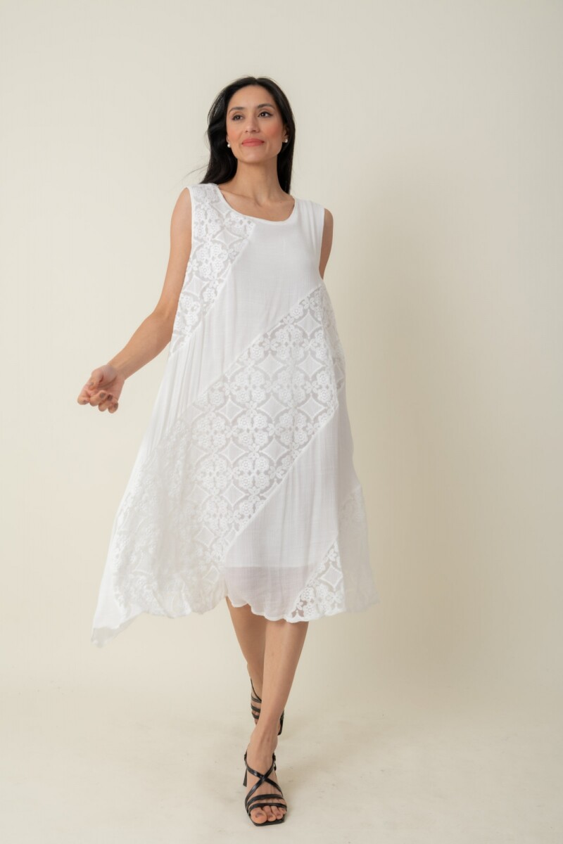 VESTIDO FLOR BLANCA 