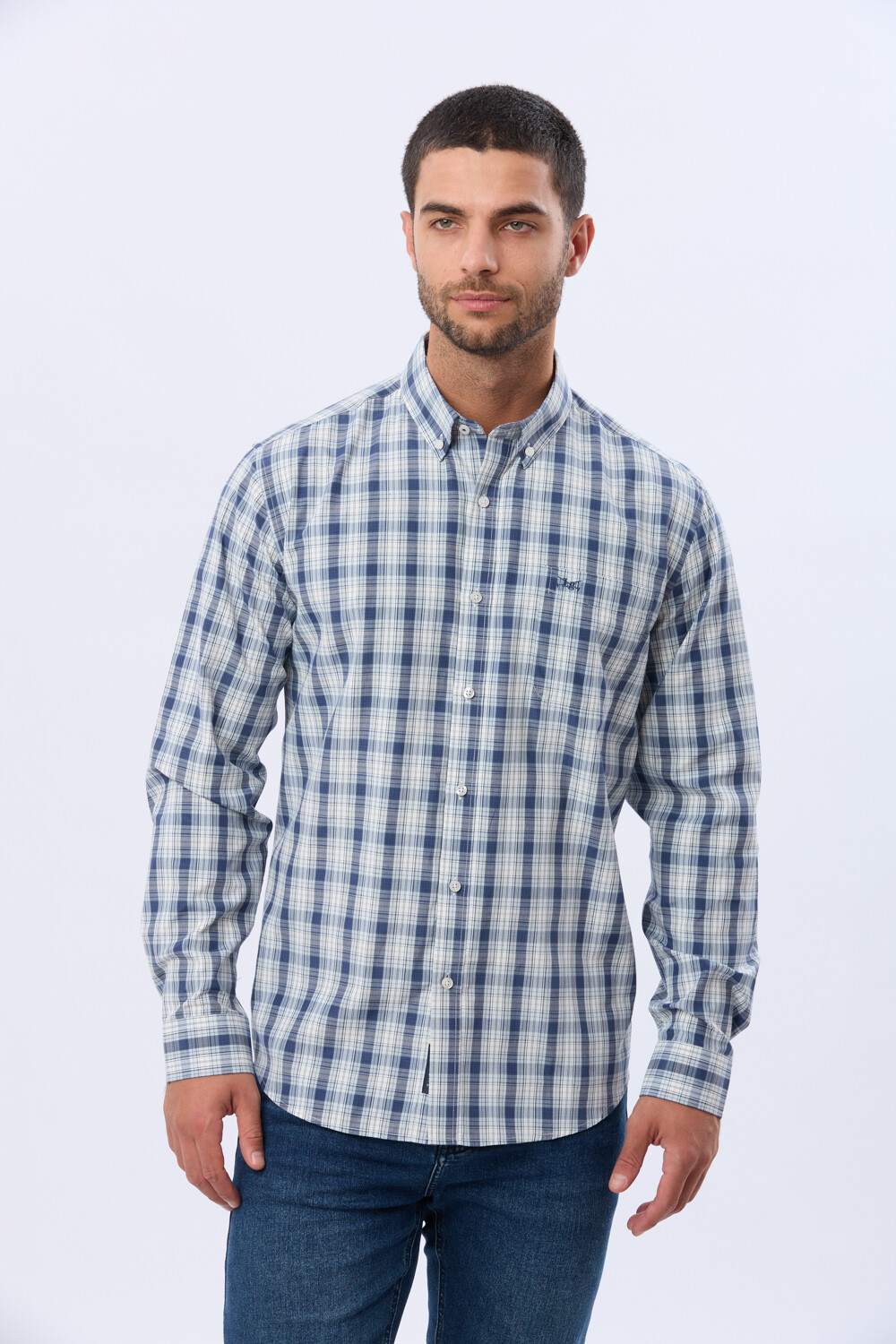 CAMISA CUADROS Azul