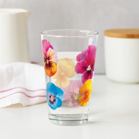 VASO POP FLOWER BLANCO