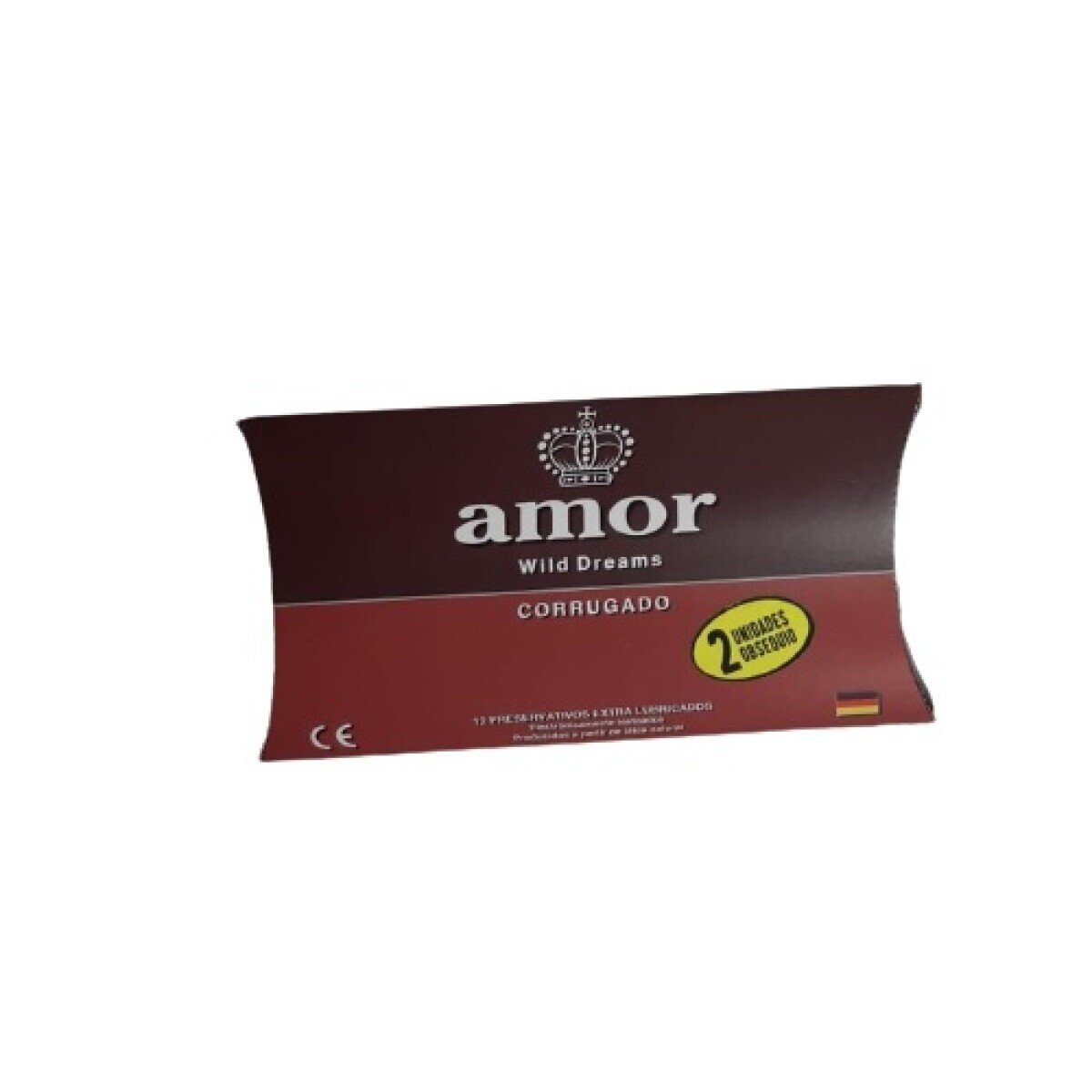 Preservativos Amor Wild Dreams Corrugado 12 Unidades + 2 de Regalo 