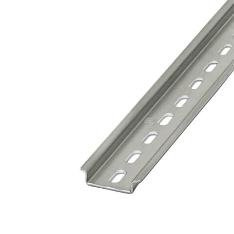 Riel din omega aluminio 35x7,5mm, 1 metro de largo CF2385