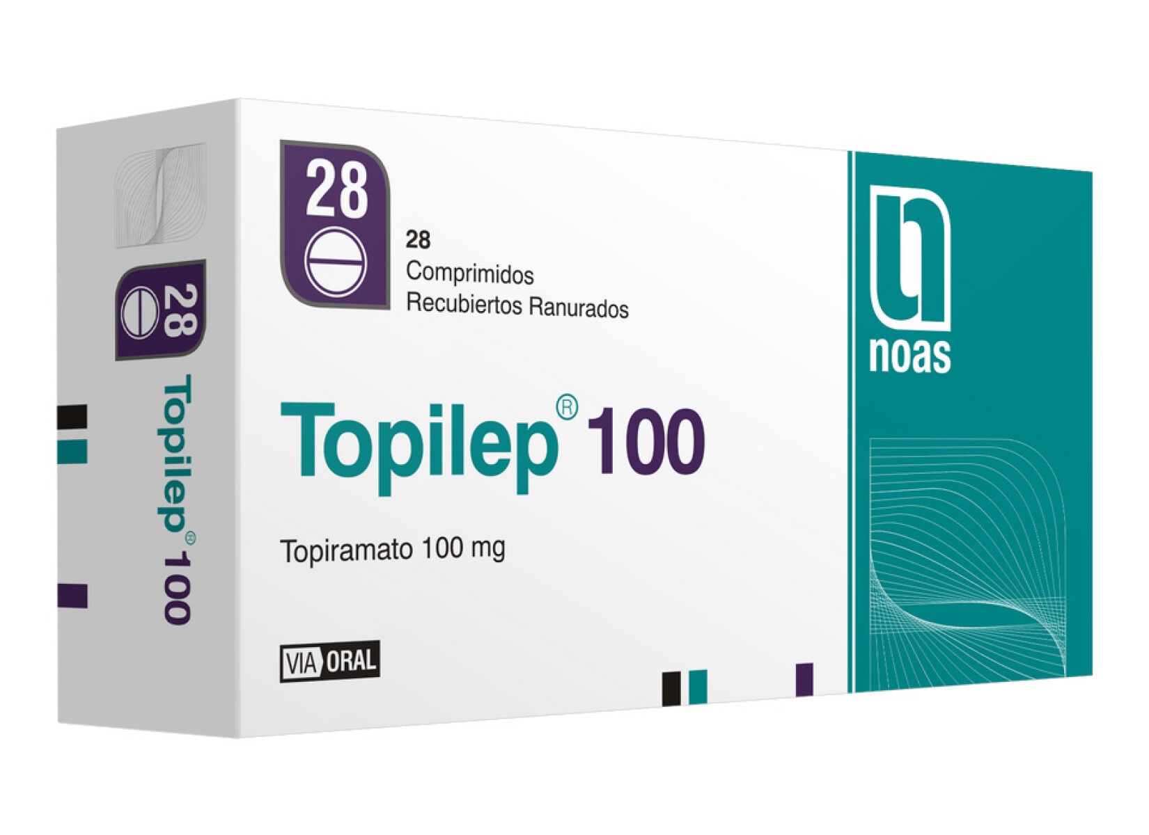 Topilep 100mg 28 Comprimidos 