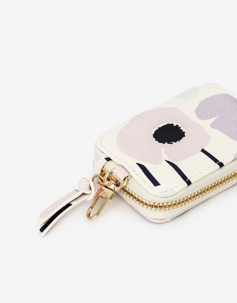 Monederos Monedero Estampado - Estampado Flores