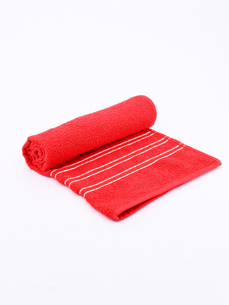 TOALLA ROSTRO ROJO