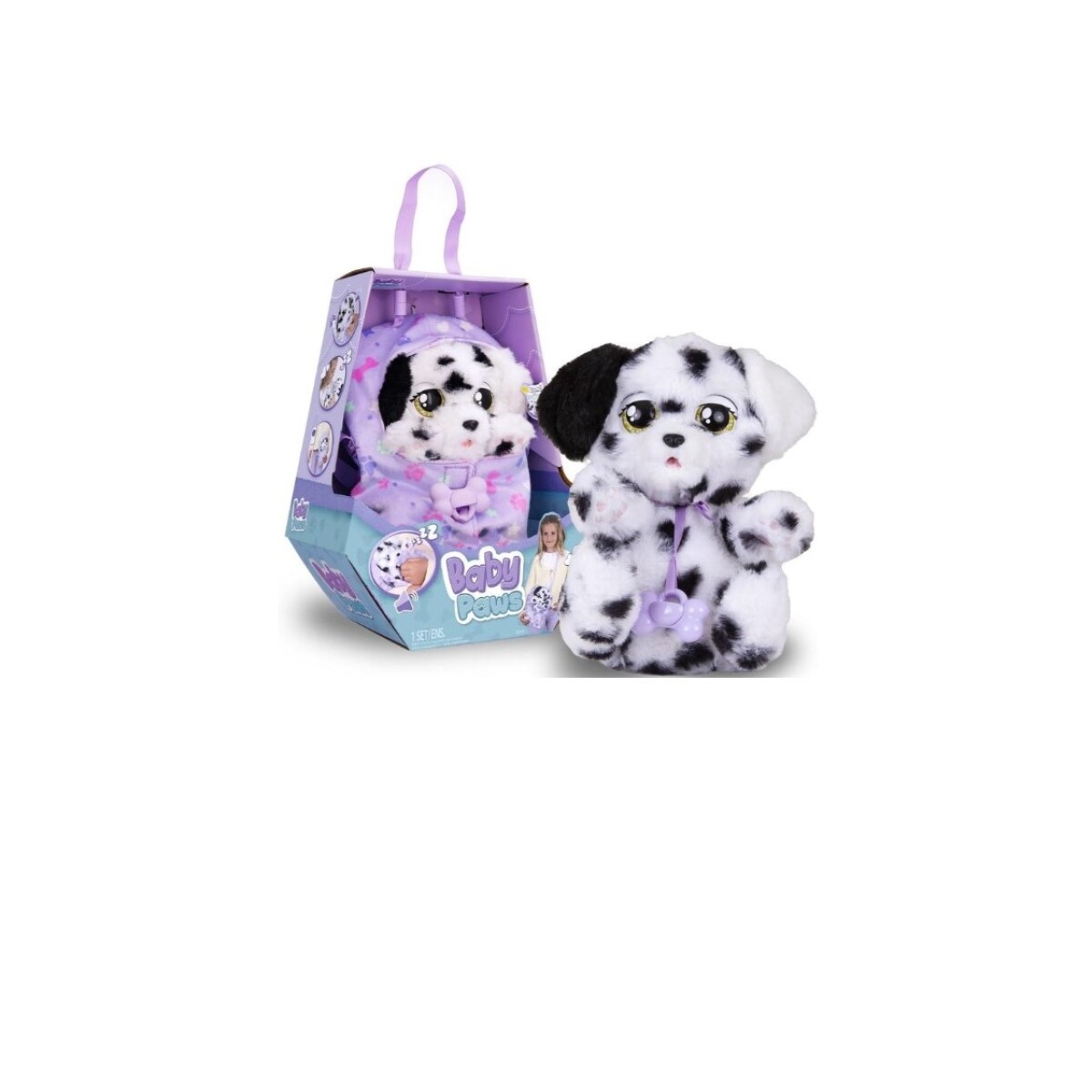 Muñeco Baby Paws Mascota Interactiva con Sonidos - DALMATA 