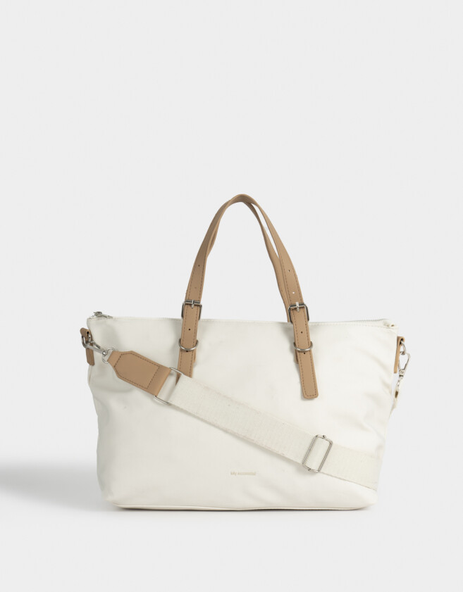 Mochilas Special Price Cartera Shopper Special Price - Blanco Crudo