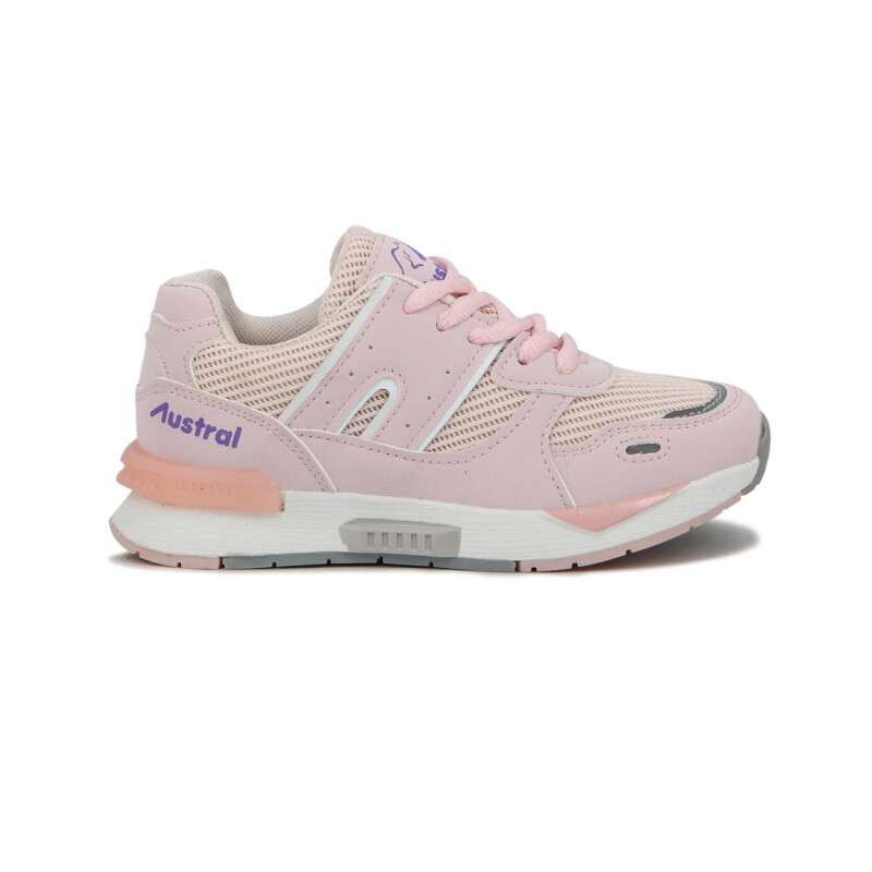 Austral Running Acordonado Rosa Claro