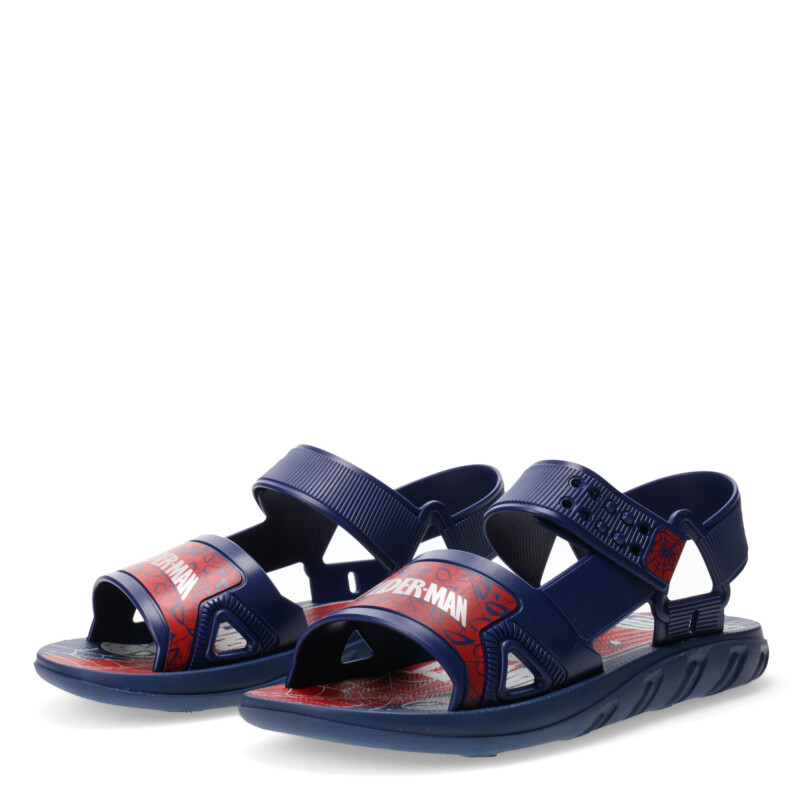 Sandalias Infantiles Marvel Spiderman Azul - Rojo