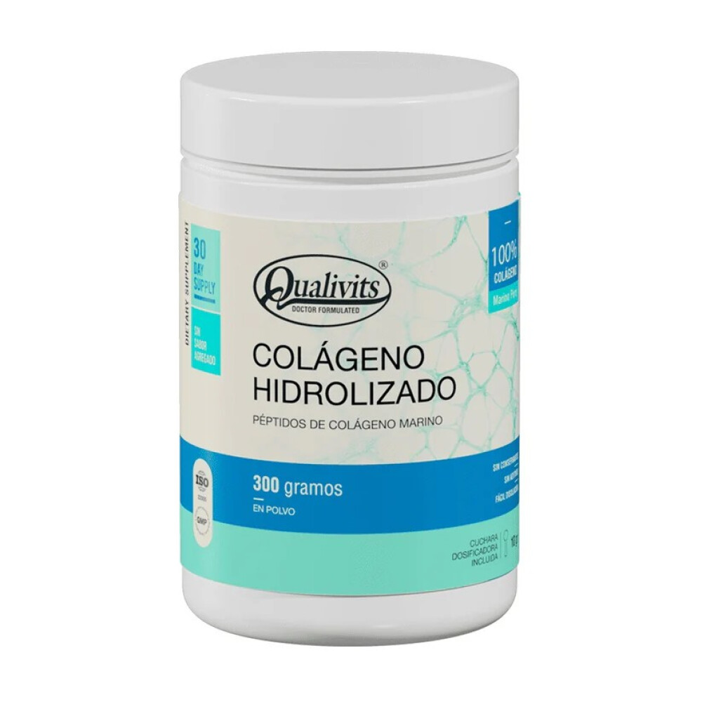 Colágeno Marino Hidrolizado en Polvo | 300 g - Qualivits Colágeno Marino Hidrolizado en Polvo | 300 g - Qualivits