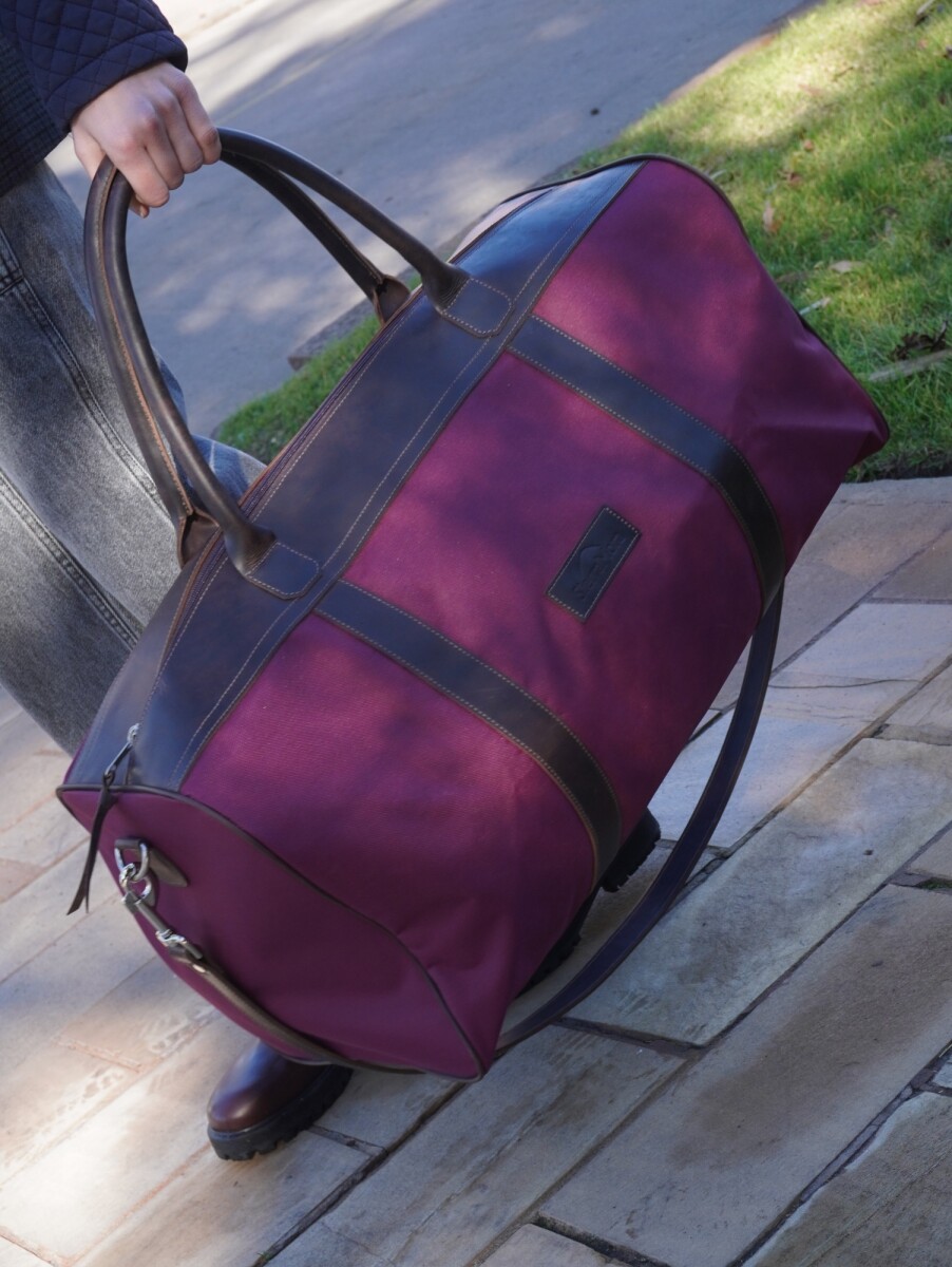Bolso Sport XL - Chocolate / Bordeaux 
