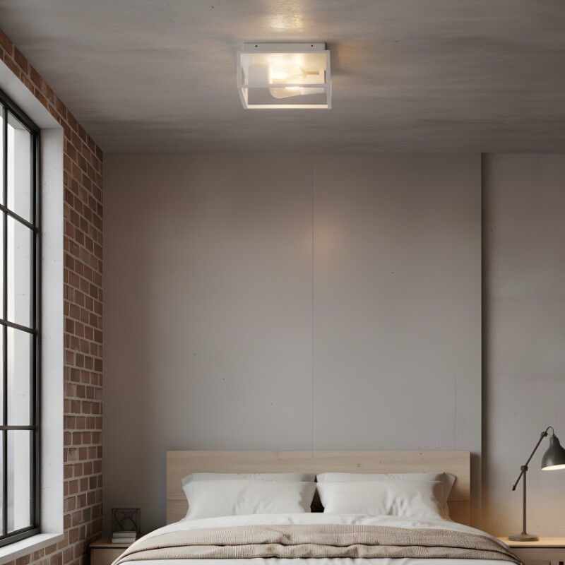 ARTEFACTO DECORATIVO DE TECHO CADIX Luminaria Cadix Blanca