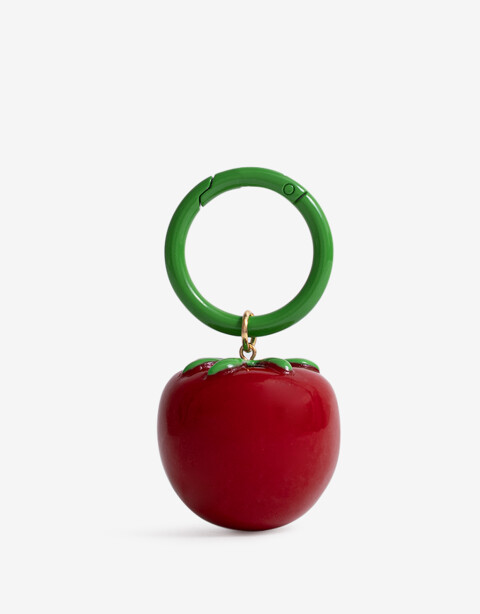 Llavero Acrilico Llavero Y Bag Charm Mini Tomate - Combinacion Bicolor