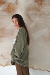 Sweater Flag Uruguay Verde Musgo