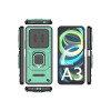 Protector Xiaomi Redmi A3 con cubre cámara y anillo color verde Protector Xiaomi Redmi A3 Con Cubre Cámara Y Anillo Color Verde