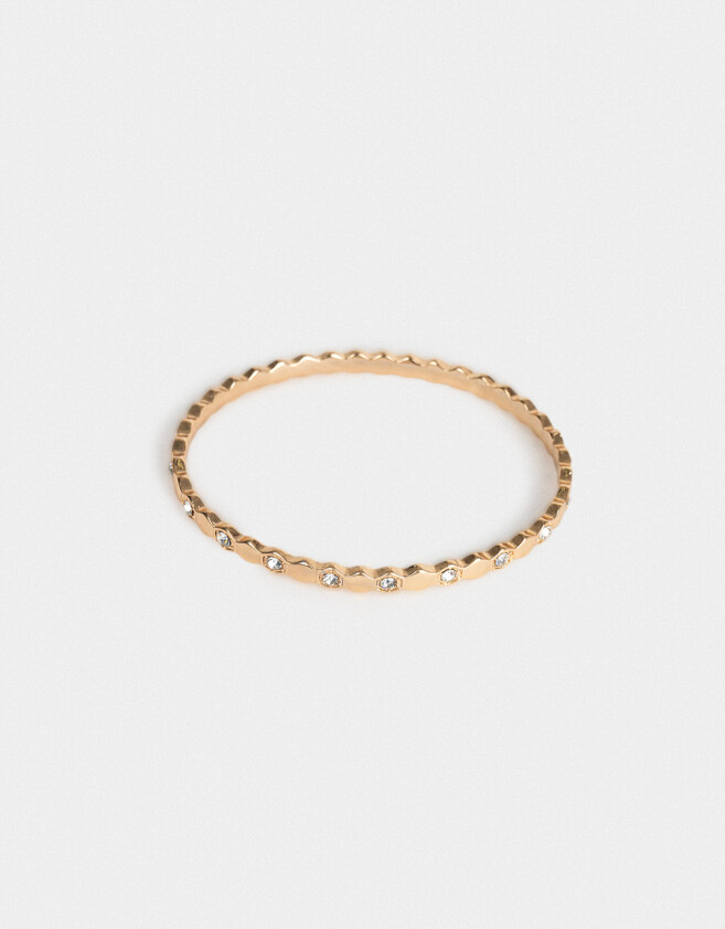 Pulseras Rígidas Con strass Pulsera Rígida Strass - Dorado