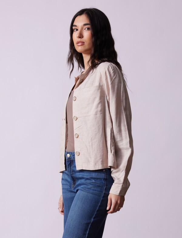 Chaqueta Lino BEIGE