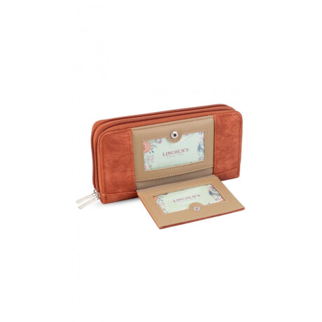 Billetera Hibisco Ladrillo