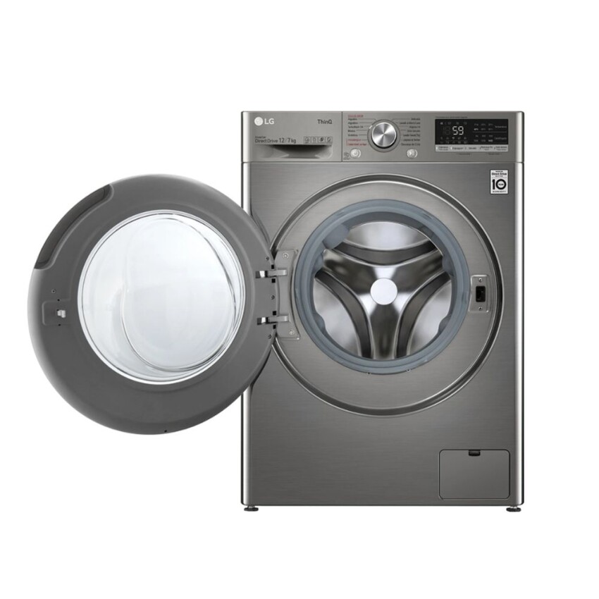 Lavasecarropas LG 12 KG/7 KG WD12VVC4 inox. Lavasecarropas LG 12 KG/7 KG WD12VVC4 inox.