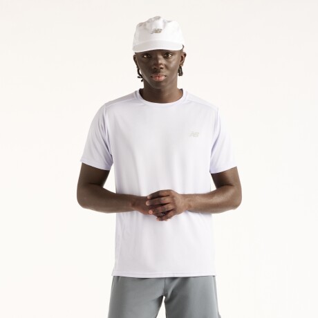 Remera New Balance de Hombre Sport Essentials MT41222SMV LILA
