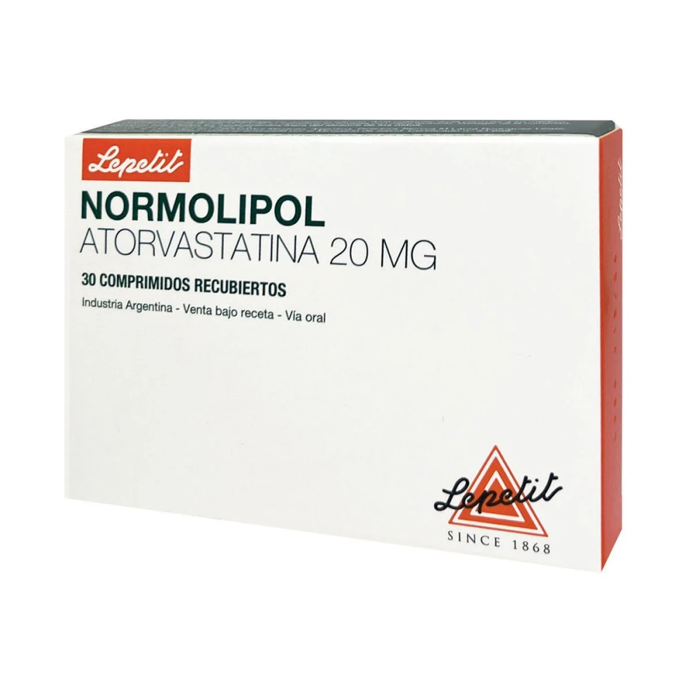 NORMOLIPOL 20 MG CJ X 30 COMP. REC.
