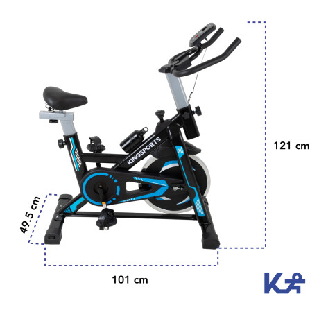Bicicleta Fija Estática 13 kg para Spinning Cardio Fitness Bicicleta Fija Estática 13 kg para Spinning Cardio Fitness