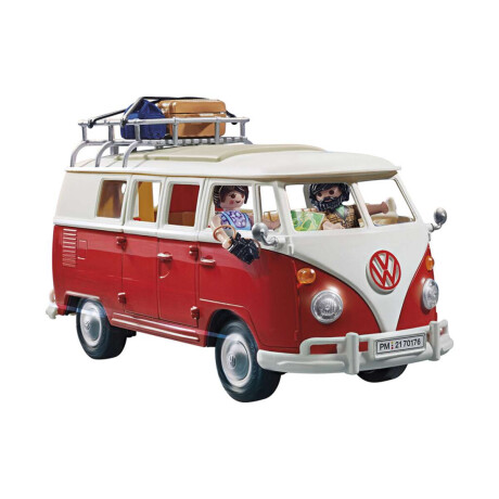 Camioneta Combi Volkswagen Playmobil 74 Piezas con Figuras