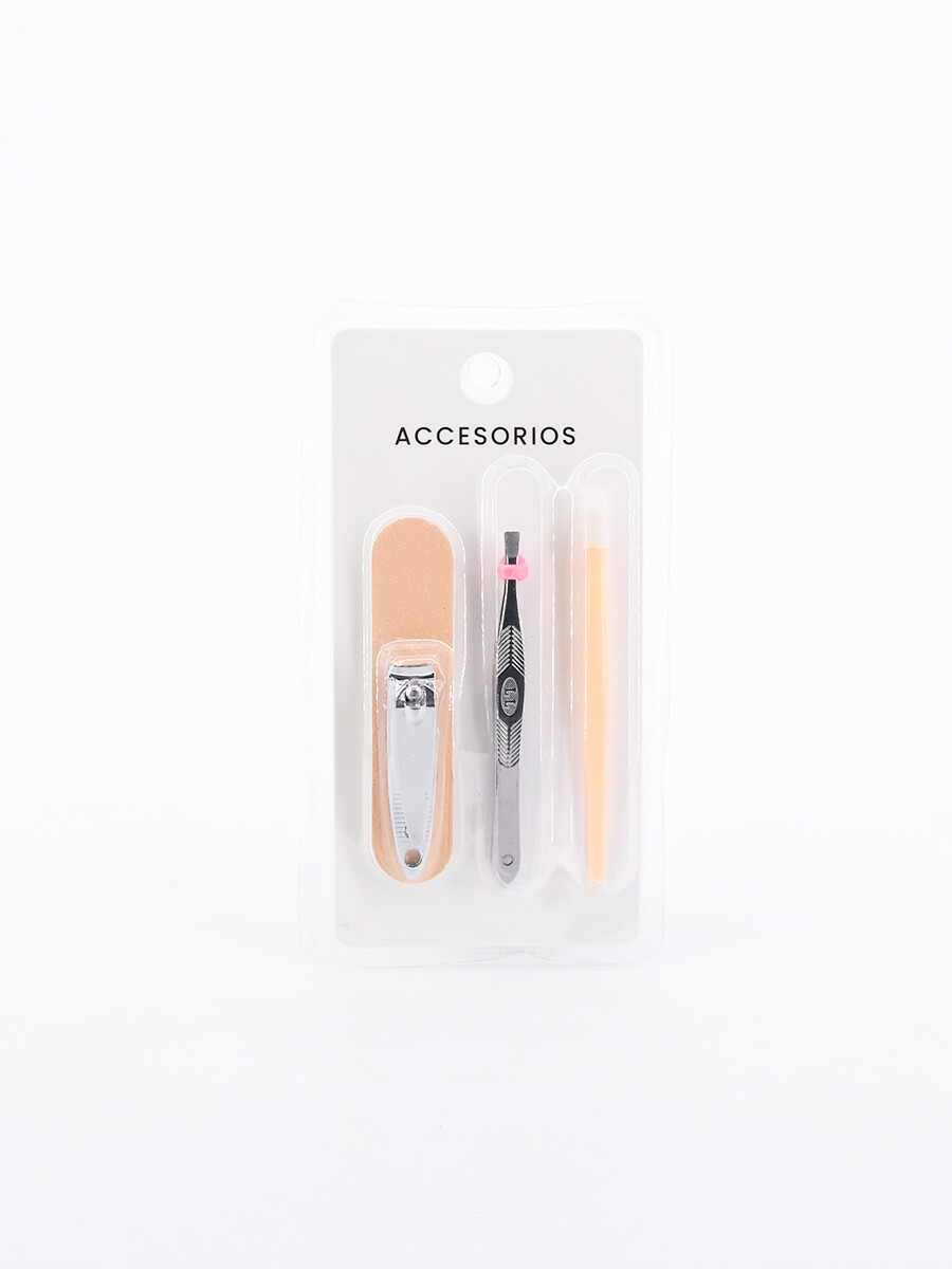 MANICURE MINI SET X 4 - CORAL 