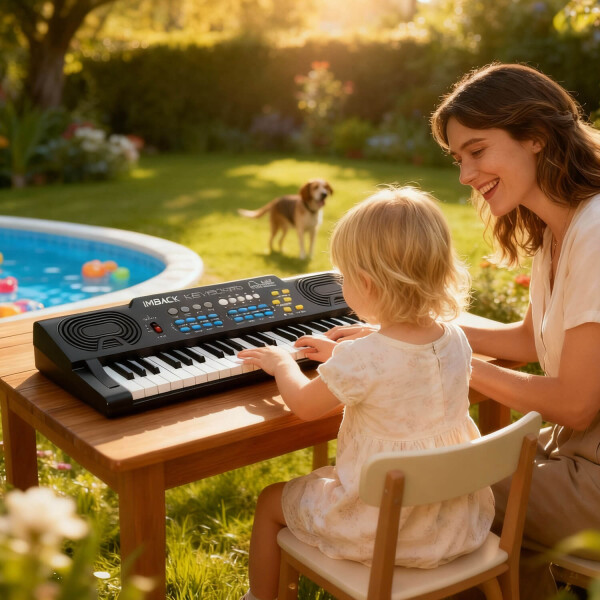 Organo Musical Teclado Piano Electrico Instrumento 37 Teclas Tonos Ritmos Con Microfono Imback Organo Musical Teclado Piano Electrico Instrumento 37 Teclas Tonos Ritmos Con Microfono Imback