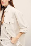 CAMISA BOY WHITE DENIM Blanco