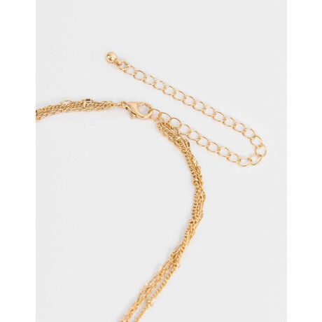 Collar Corto De Inicial ''e'' Dorado