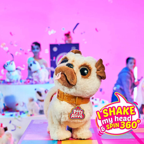Peluche Pets Alive Perro Baila Y Mueve La Cola Música Peluche Pets Alive Perro Baila Y Mueve La Cola Música