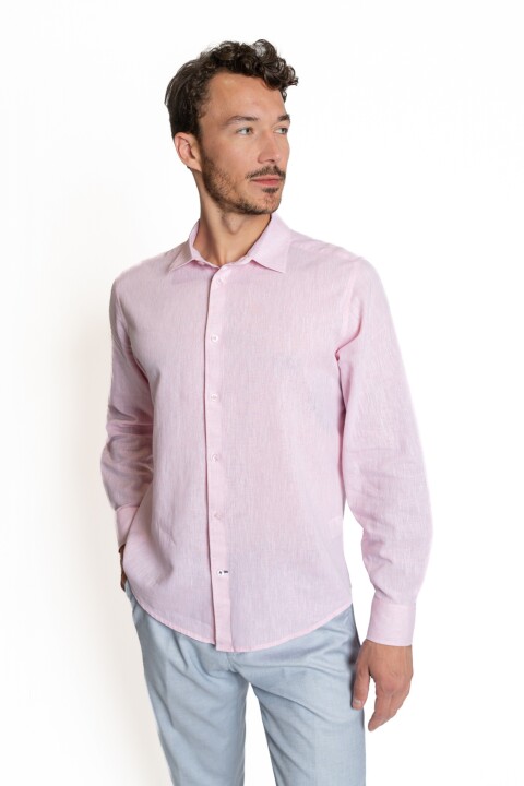Camisa Lino-Cotton Guarnieri ROSA
