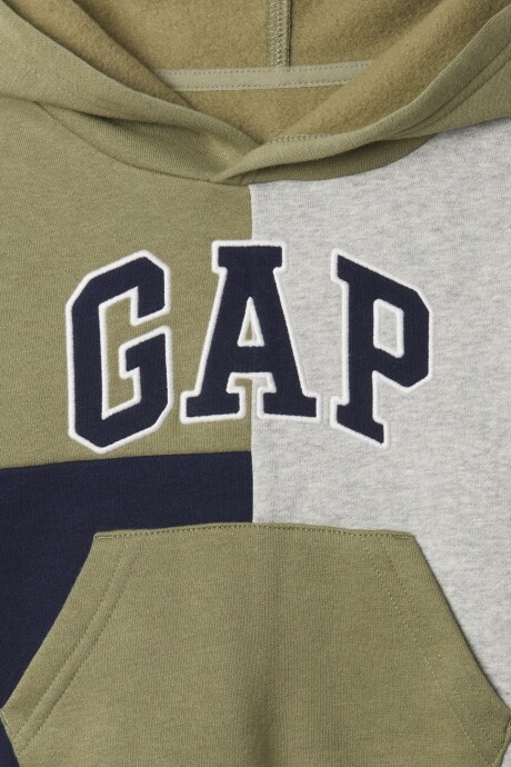 Canguro Logo Gap Con Felpa Toddler Niño Light Heather Grey B08