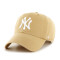 Gorra 47 Brand NY Yankees 47 Clean Up Unisex Light Tan