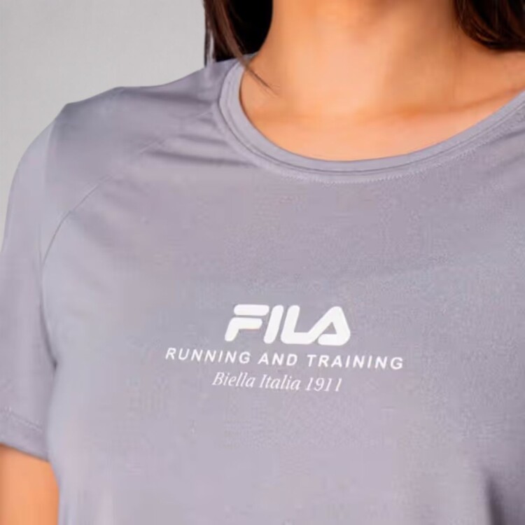 REMERA MANGA CORTA BASIC TRAING II FILA GRIS