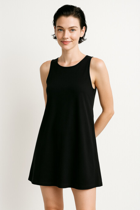 Vestido Pygmy Negro