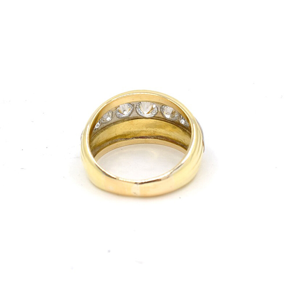 Anillo En Oro 18K Y Brillantes Anillo En Oro 18K Y Brillantes