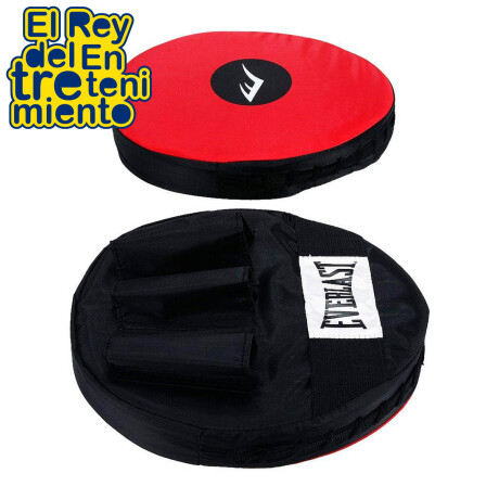 Foco Escudo Everlast Original Boxeo Mma Entrenamiento Negro/Rojo