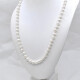 Collar De Perlas De 6.5 Mm Con Broche en Oro 18 K Y Diamante Collar De Perlas De 6.5 Mm Con Broche en Oro 18 K Y Diamante