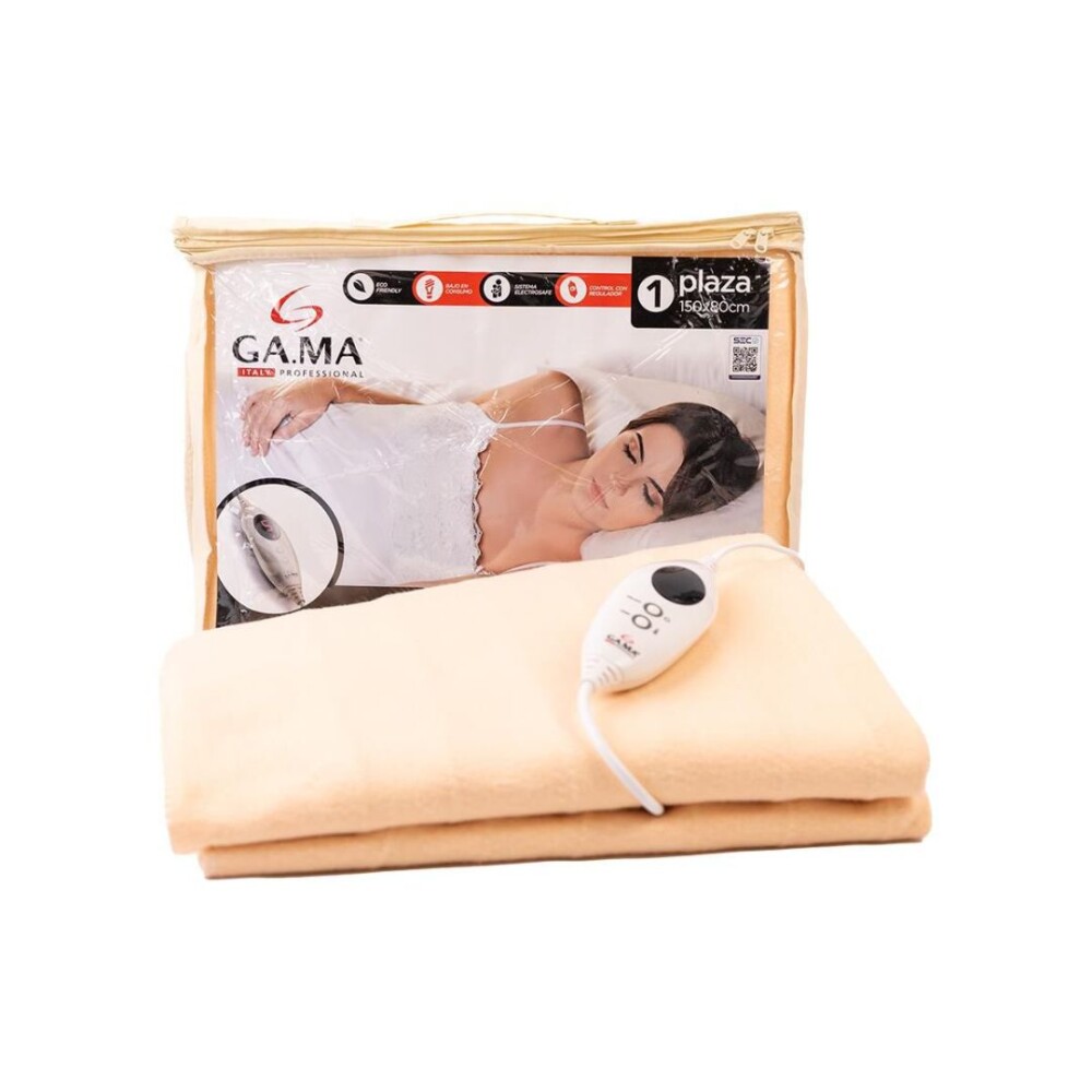 Calienta Cama Poliester 1 plaza con timer - GAMA Calienta Cama Poliester 1 plaza con timer - GAMA