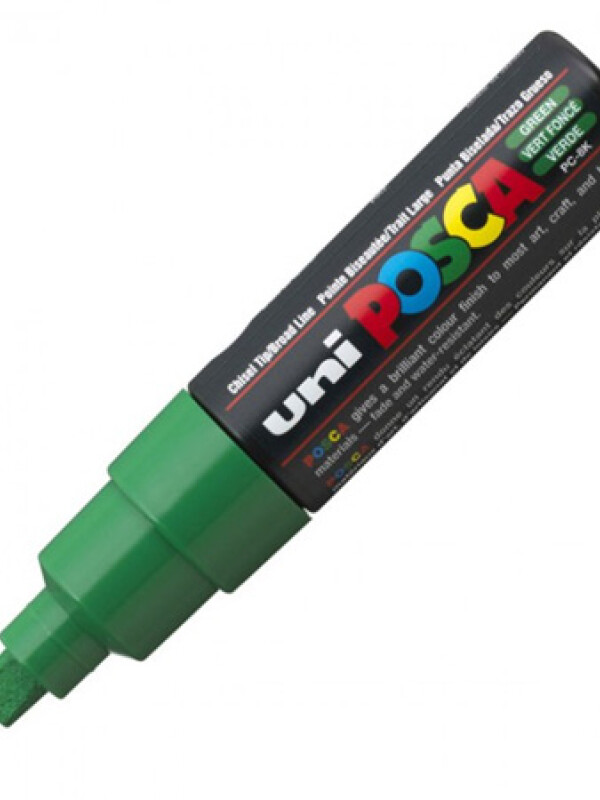 MARCADOR UNI POSCA 8 MM VERDE N/A