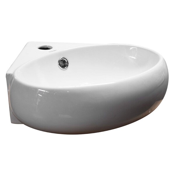 BACHA BLANCA DE APOYO OVAL PARA MONOCOMANDO Bacha Blanca De Apoyo Oval Para Monocomando